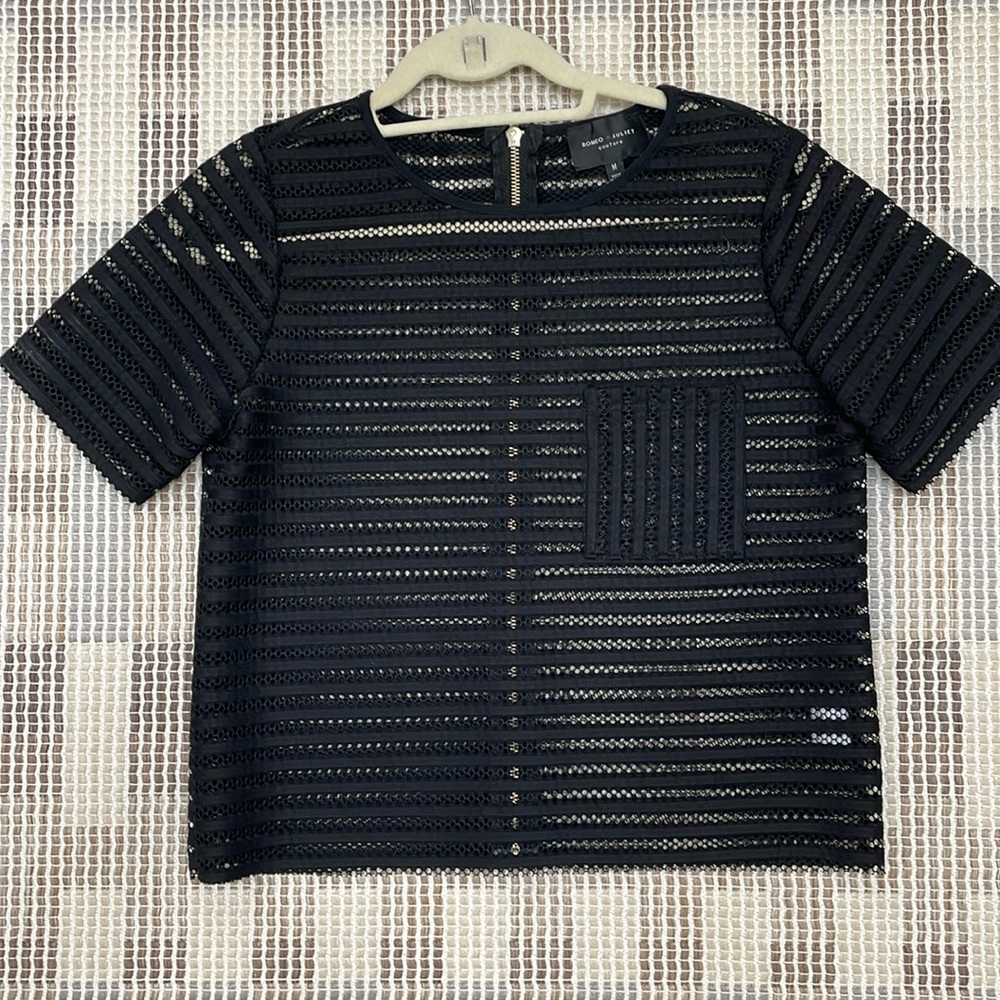 Romeo and Juliet striped top